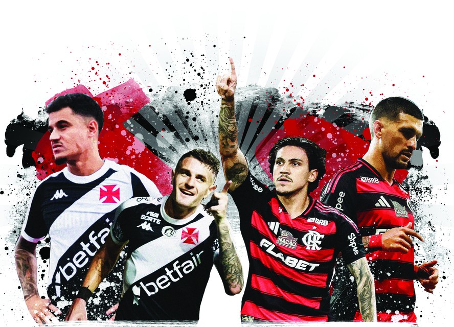 Vasco e Flamengo se enfrentam neste sábado