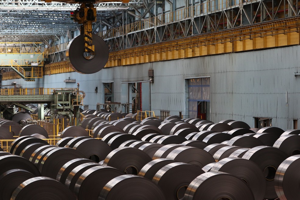 Siderúrgicas brasileiras enfrentam dificuldades para exportar seu aço para os EUA — Foto: Instituto Aço Brasil / Divulgação