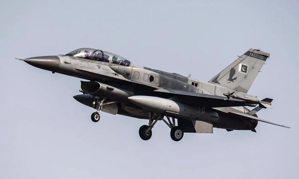 F-16 Fighting Falcon do Paquistão — Foto: Reprodução