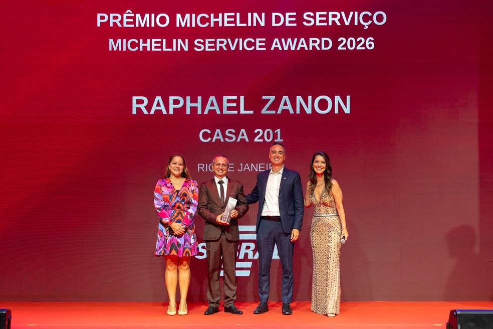 Melhor serviço foi para o veterano Raphael Zanon, do Casa 201. Premiação peso para o Rio — Foto: Divulgação