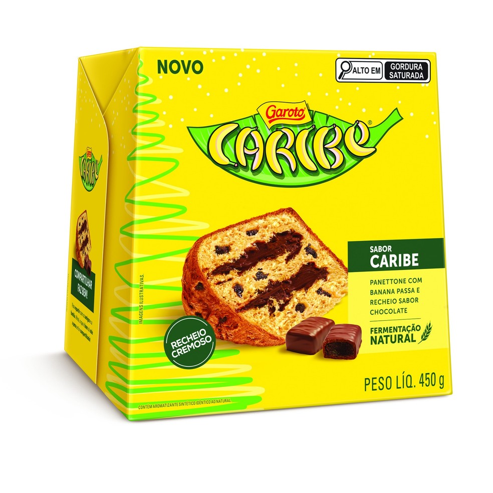 Panettone Caribe: following a strategy similar to that of Easter, Nestlé and Garoto are investing in the flavor of the candy brand in a panettone version — Photo: Divulgação/Nestlé