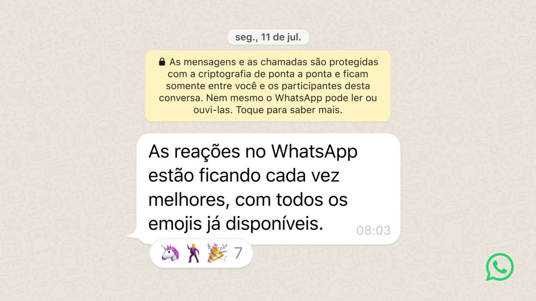 WhatsApp prepara novo recurso para reações personalizadas por usuários; saiba mais - QTU Questões do Universo
