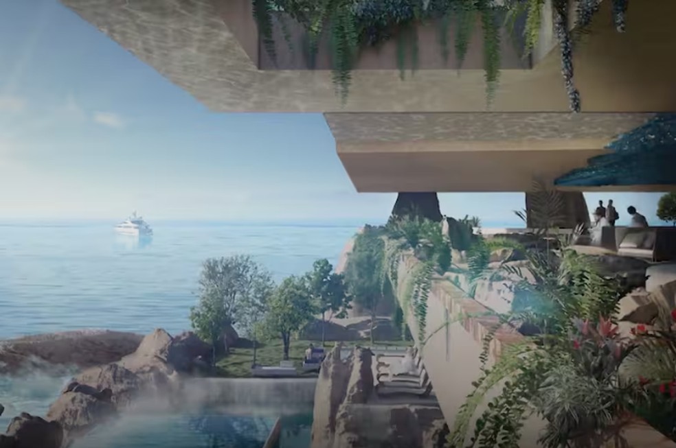Arábia Saudita inaugura uma ilha de luxo em sua megalópole futurista ...