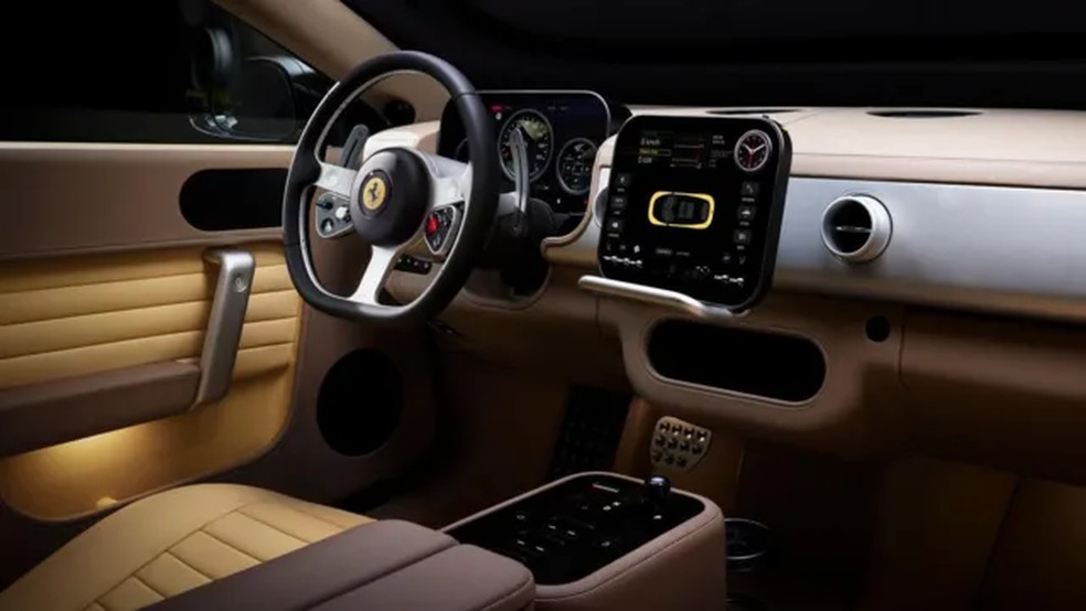 Primeiro elétrico da Ferrari, Luce chega ao mercado com design inédito e preço milionário — Foto: Reprodução