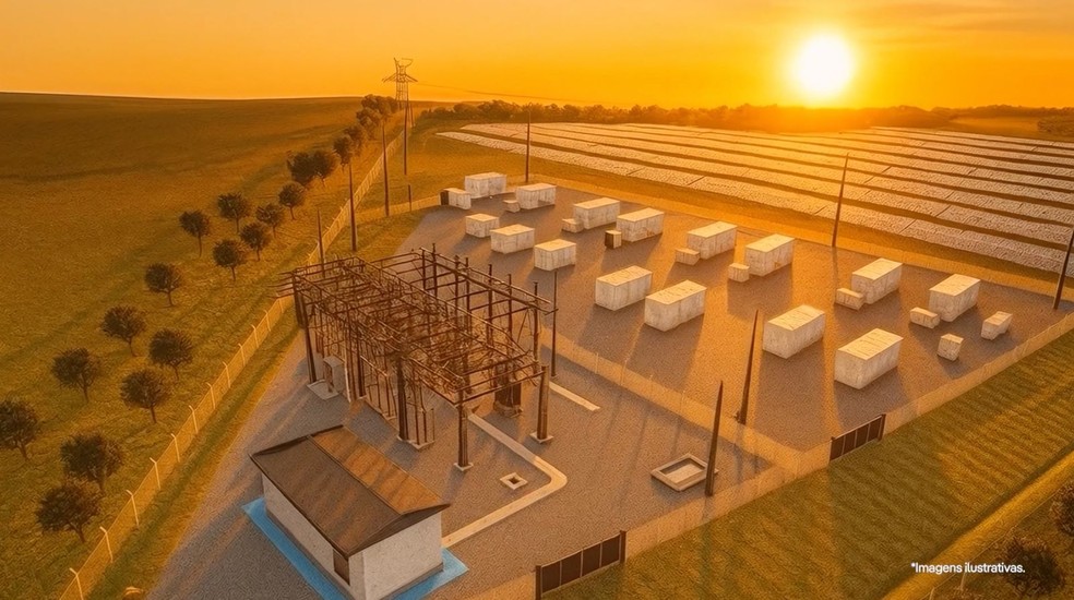 Future Noronha Verde solar power plant — Photo: Divulgação/Neoenergia