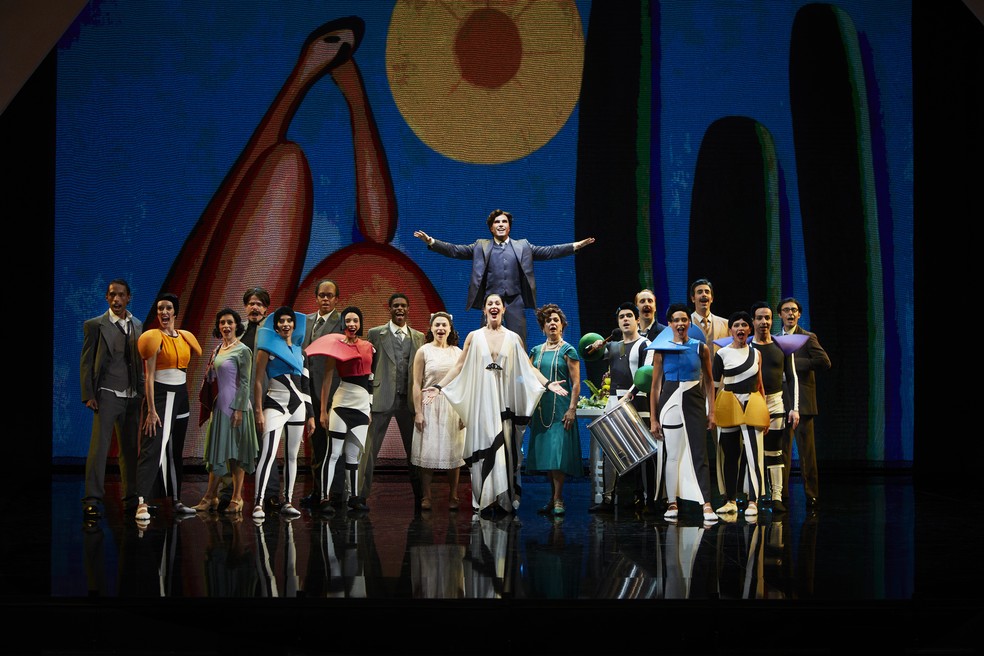 “Tarsila, a Brasileira” no Theatro Municipal do Rio de Janeiro — Foto: Divulgação / Paschoal Rodriguez