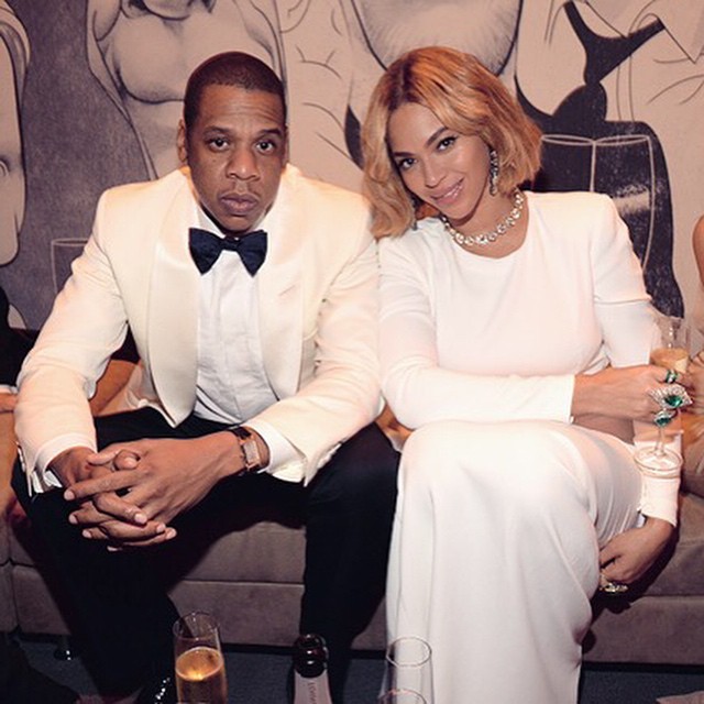Jay-Z e Beyoncé em post no Instagram de 23 de fevereiro de 2015 — Foto: Instagram (@beyonce) / Reprodução
