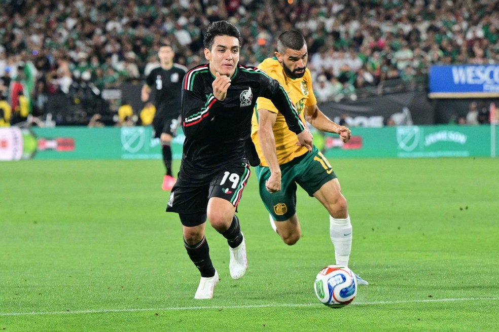 Gilberto Mora será o jogador mais jovem a jogar a Copa do Mundo de 2026 — Foto: Frederic J. Brown / AFP