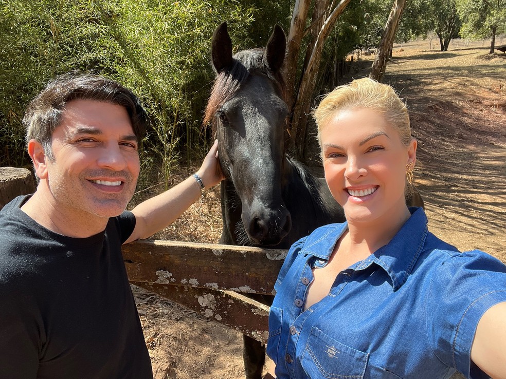 Fazenda de Ana Hickmann e Edu Guedes, que passa por restauração — Foto: Reprodução/Instagram