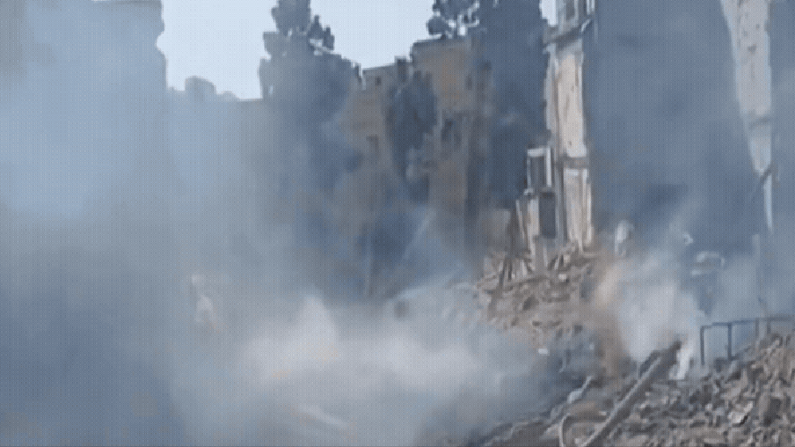 Destruição no Irã