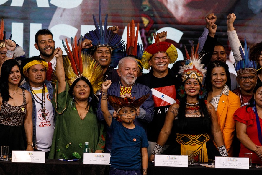 Presidente Lula na Reunião do Conselho Nacional de Política Indigenista (CNPI).