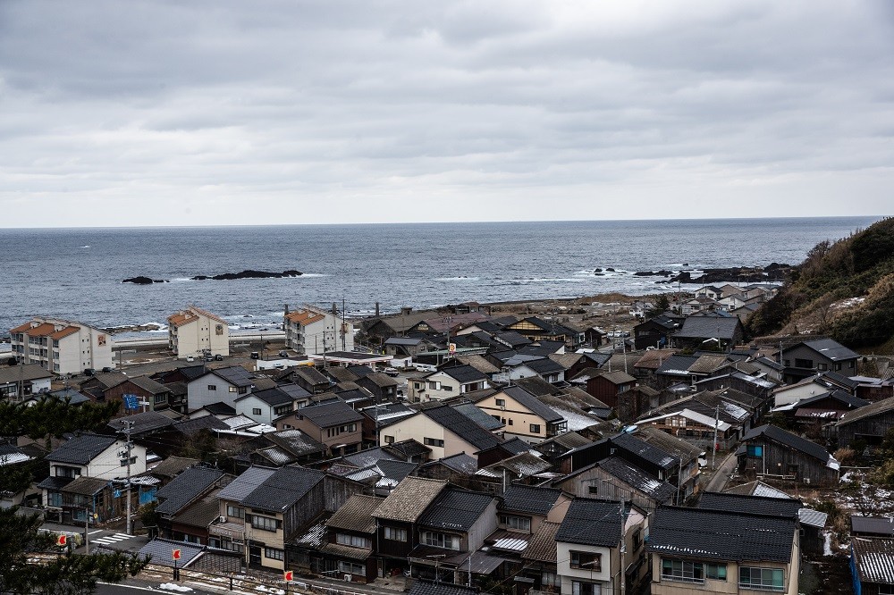 A cidade de Aikawa, uma das que prosperaram durante o período de mineração de prata e ouro na Ilha Sado, no JapãoThe New York Times