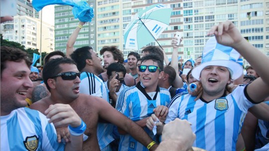A maior invasão de torcedores argentinos que o Rio já viu