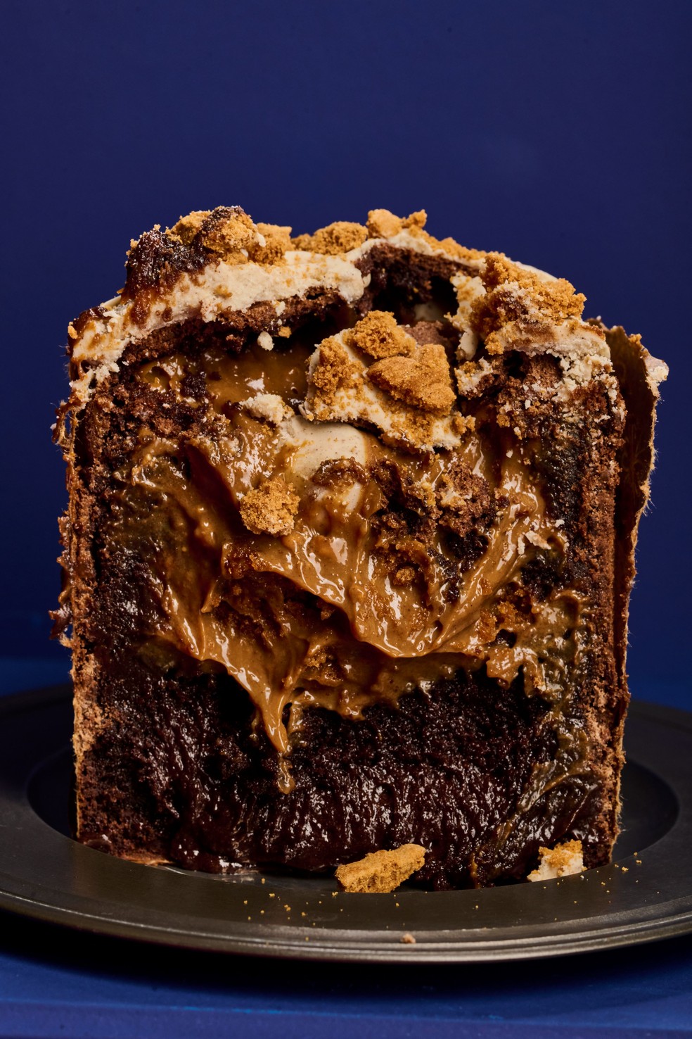 Sin Patisserie: o brownietone Biscoff — Foto: Divulgação / Foto deGabriel Stefanini