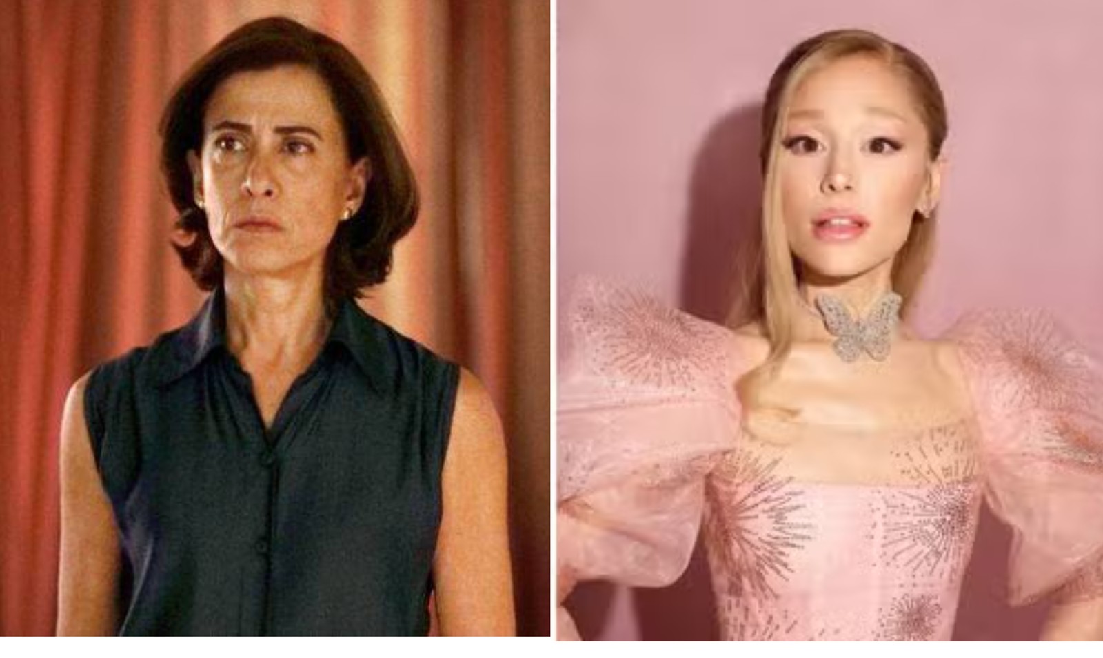 AO Encontrar Fernanda Torres no Festival de Santa Barbara, Na Califórnia, Ariana Grande Não Poupou A Colega de Elogios: ""vocêébrilhante, EU te amo muito. éuma honra!"