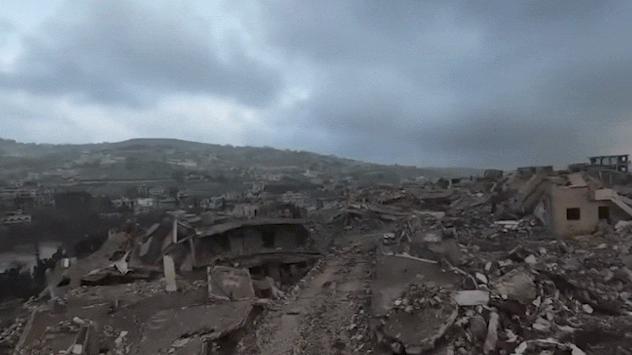 Imagens de drone mostram escala de destruição de ataques de Israel no Sul do Líbano, em mesma estratégia de 'domicídio' usada em Gaza; veja