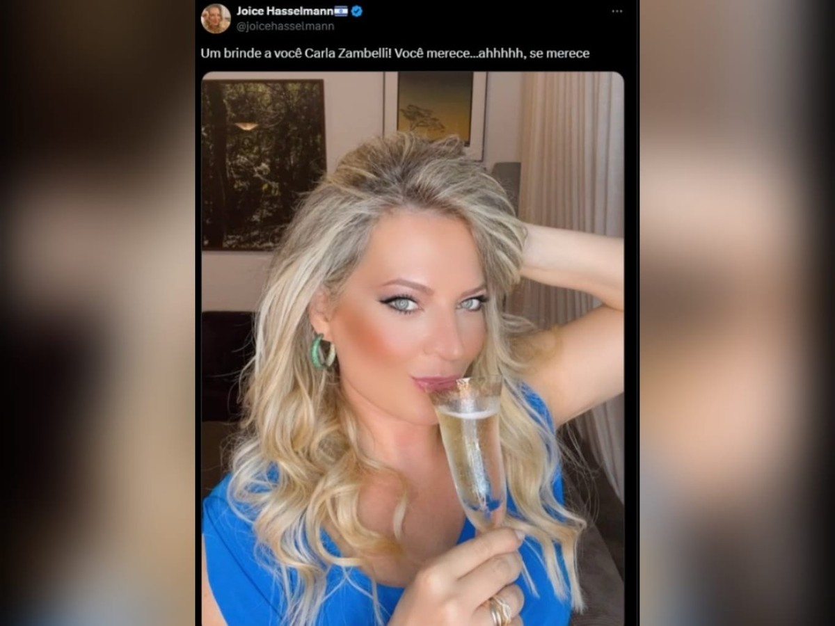 Joice Hasselmann ironiza inclusão de Zambelli na lista da Interpol