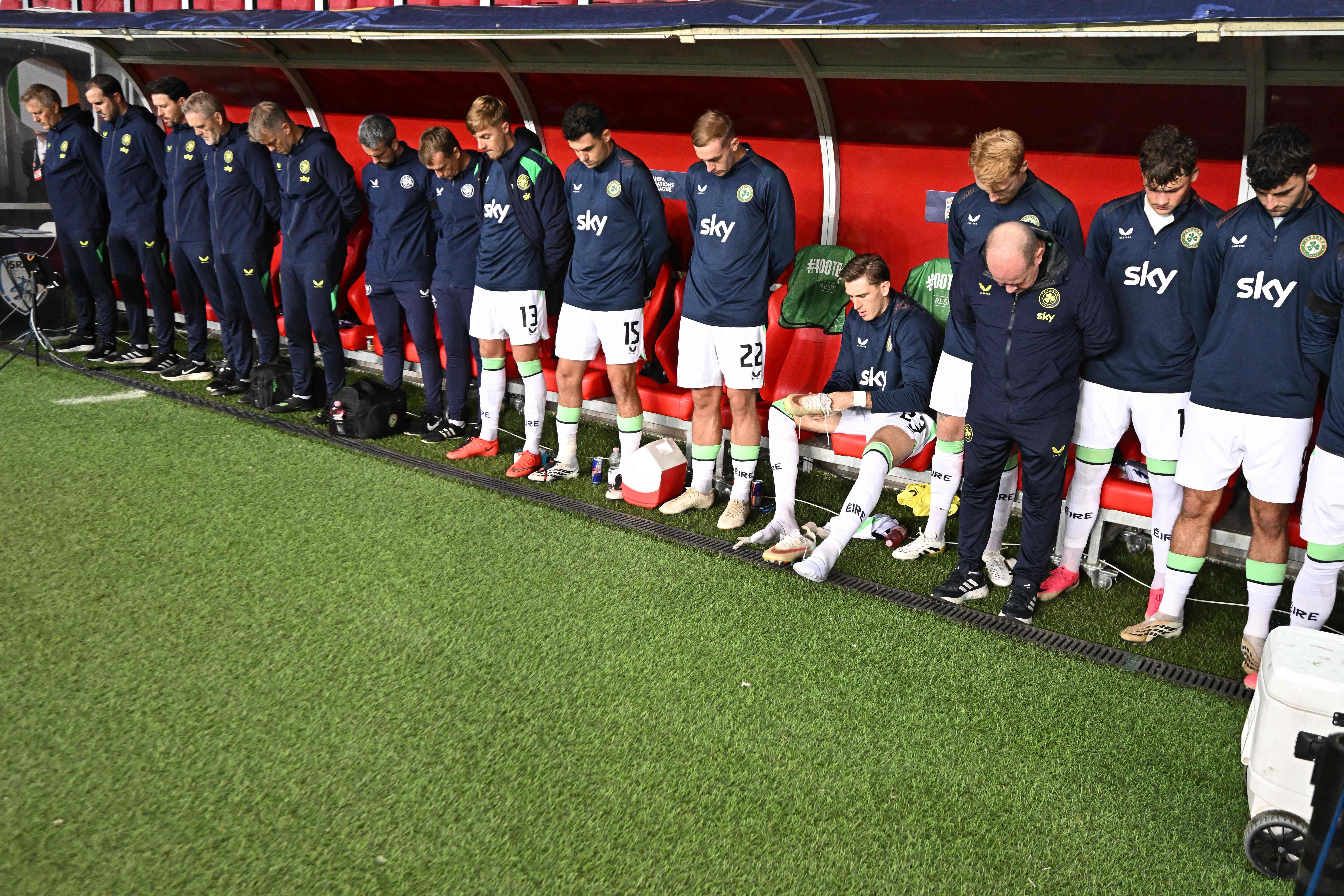 Irlanda protesta contra Israel antes de conquistar vitória na Liga das Nações