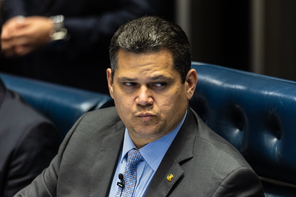 O presidente do Senado, Davi Alcolumbre — Foto: Brenno Carvalho/Agência O Globo