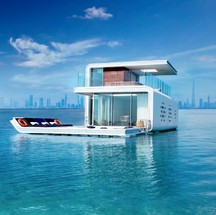 Projeto 'Coração da Europa' prevê a construção de chalés flutuantes em meio a ilhas de Dubai — Foto: Site The Heart of Europe