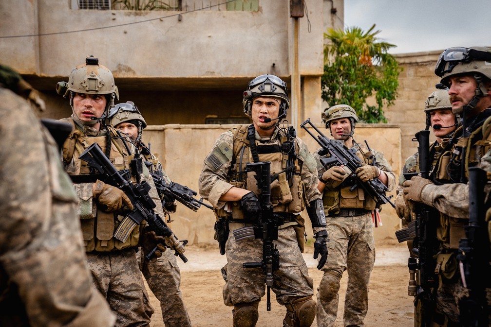 Cena do filme'Tempo de guerra' — Foto: Divulgação