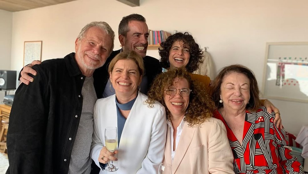 Debora Bloch com família — Foto: Reprodução/Instagram