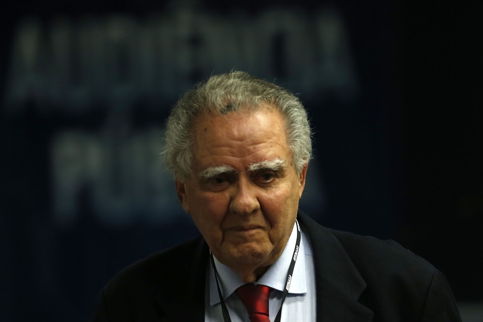 Luiz Carlos Barreto em audiência pública no STF, em 2019 — Foto: Jorge William / Agência O Globo