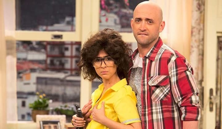 Os dois trabalharam juntos no humorístico Vai Que Cola, do Multishow. — Foto: Divulgação Multishow