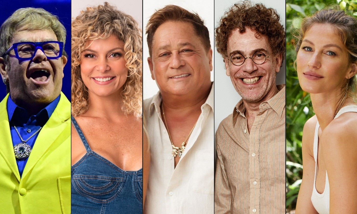 Gisele Bündchen, Elton John e mais: além de Leonardo, veja outros famosos que decidiram dar uma pausa na bebida alcoólica