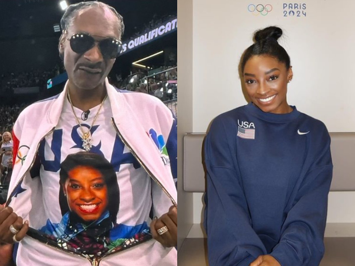 Simone Biles posta foto de Snoop Dogg 'tiete' após alfinetada da mãe em ...
