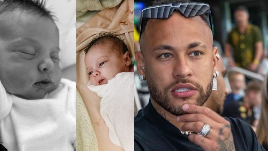 Novas fotos da filha caçula de Neymar viralizam, e bebê é comparada a  jogador: 'Helena ficando a cara do pai'