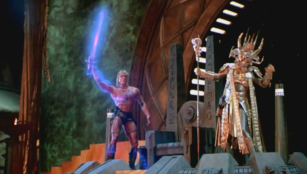 He-Man luta contra Esqueleto — Foto: Reprodução