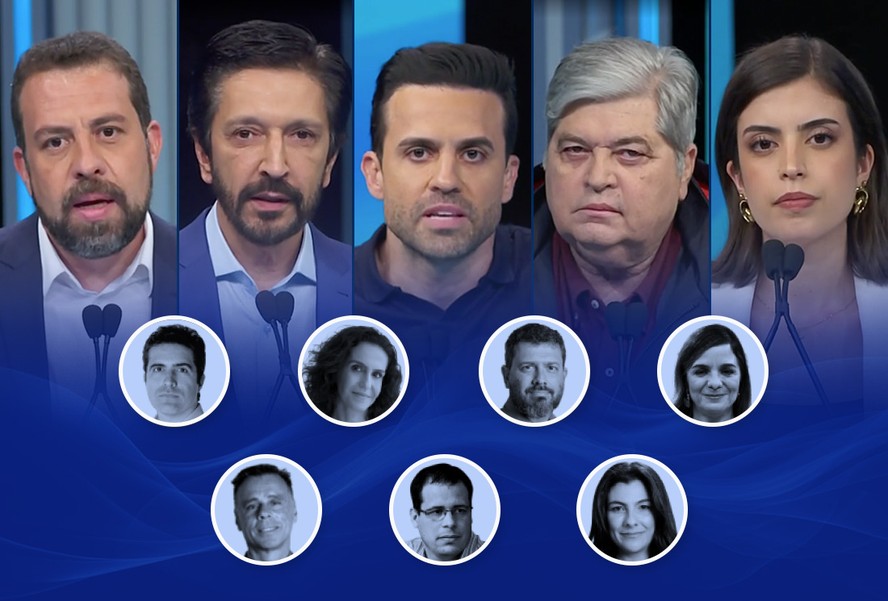 Colunistas do GLOBO analisam desempenho dos candidatos no debate da Globo em SP