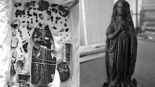 Nossa Senhora Aparecida: Como imagem foi destruída em tentativa de roubo