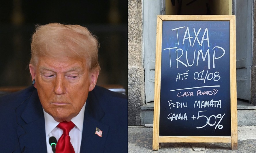 Tarifaço de Trump vira motivo de piada em reduto da boêmia carioca