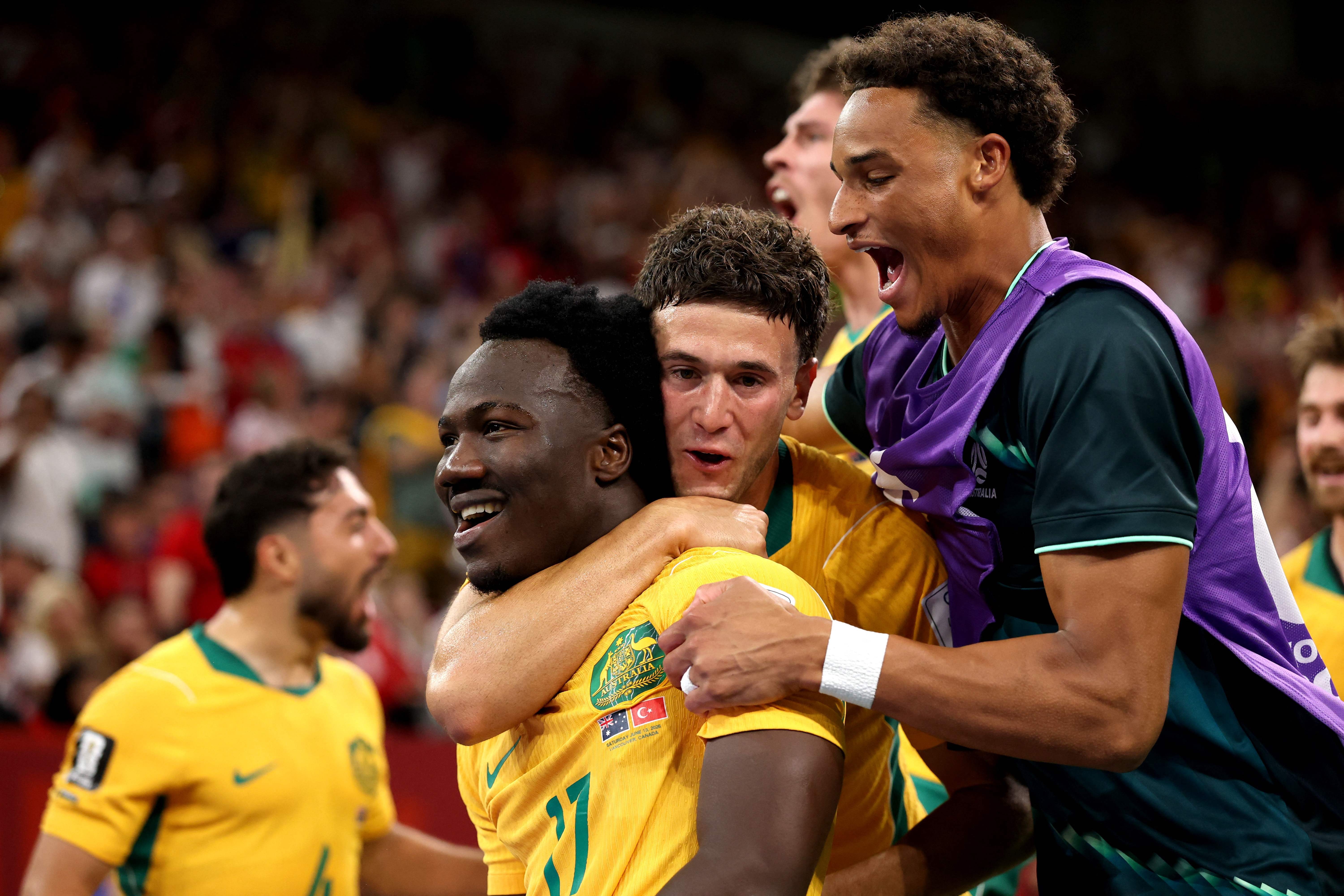 Austrália vence a Turquia na partida de estreia da Copa do Mundo