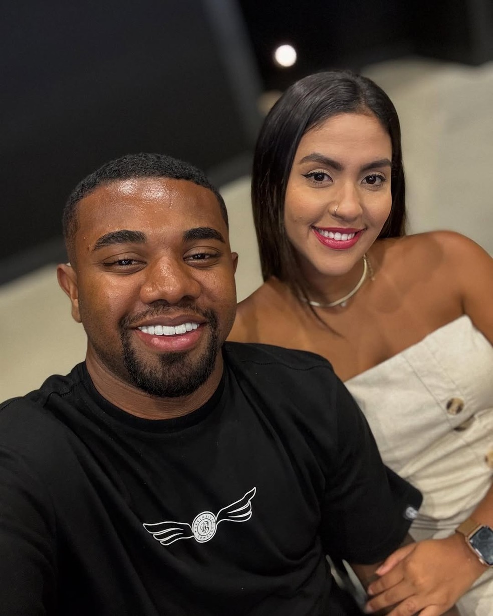 Davi anunciou que está esperando filho com Adriana Paula — Foto: Reprodução Instagram