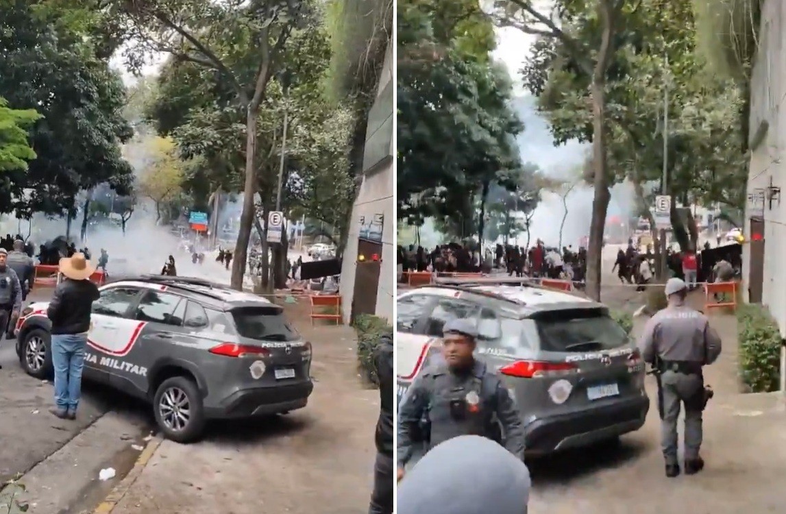 PM joga bombas em manifestantes próximo a Avenida Paulista; veja vídeo - Foto
