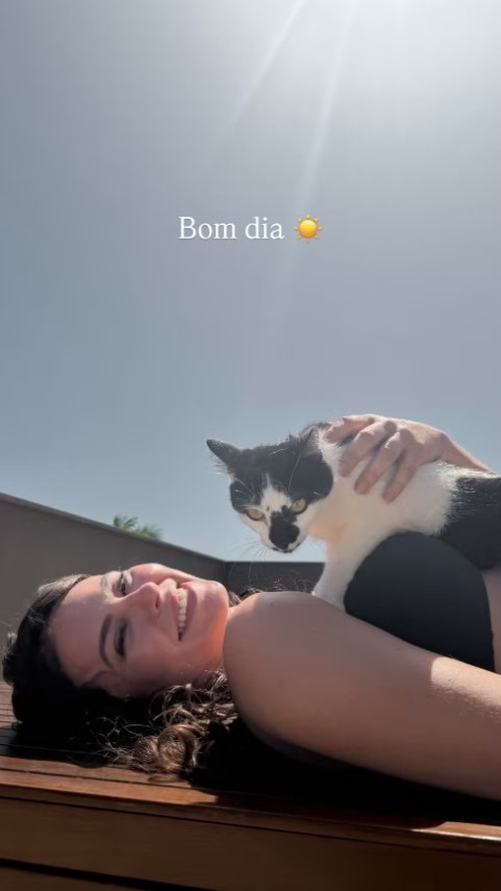 Paolla Oliveira publishes a photo with a cat after announcing her separation from Diogo Nogueira — Photo: Reproduction/Instagram