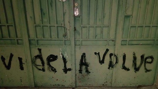 Argentina: centro educativo Marielle Franco é vandalizado com mensagem pedindo volta da ditadura