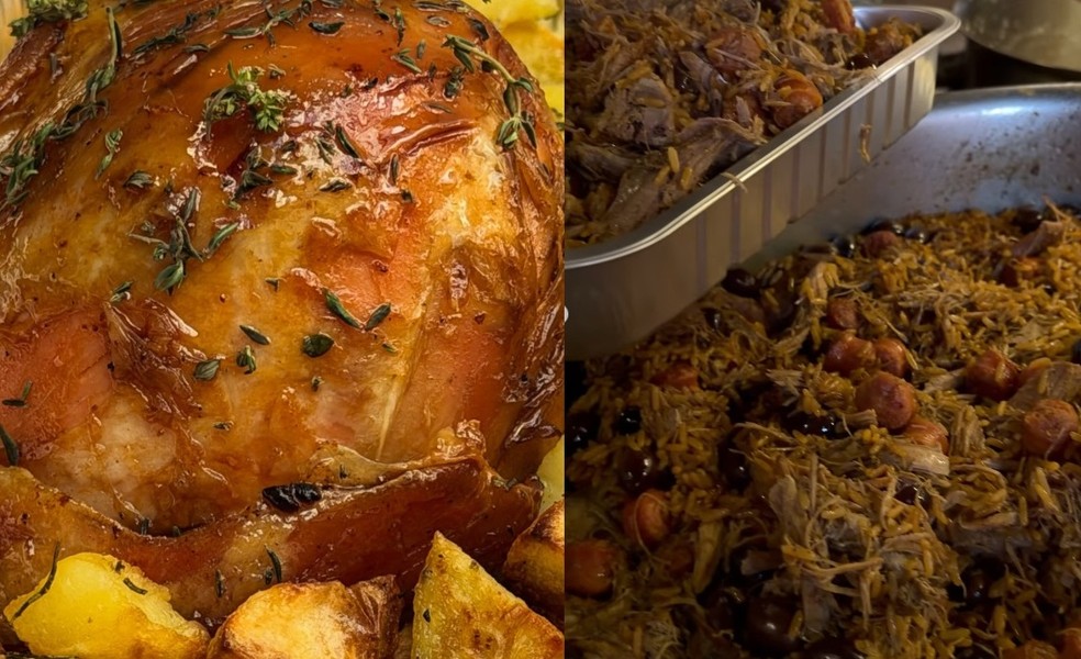 Ceia de Roberta Sudbrack — Foto: Reprodução/Instagram