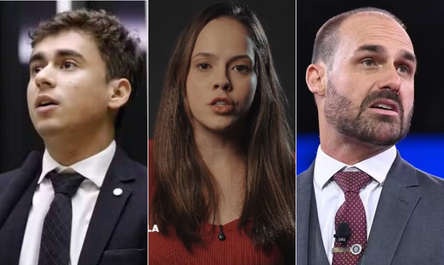 Nikolas e Eduardo Bolsonaro criticam neta de Lula por dizer que EUA ...
