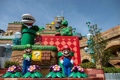 Jogos do Mario são tema da nova área do parque da Universal Califórnia