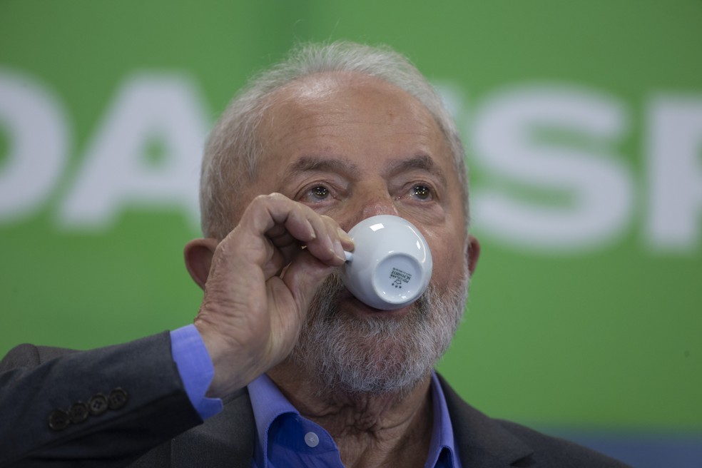 O ex-presidente Luiz Inácio Lula da Silva (PT) durante evento de campanha na região central de São Paulo, em 21 de setembro — Foto: Edilson Dantas/O Globo