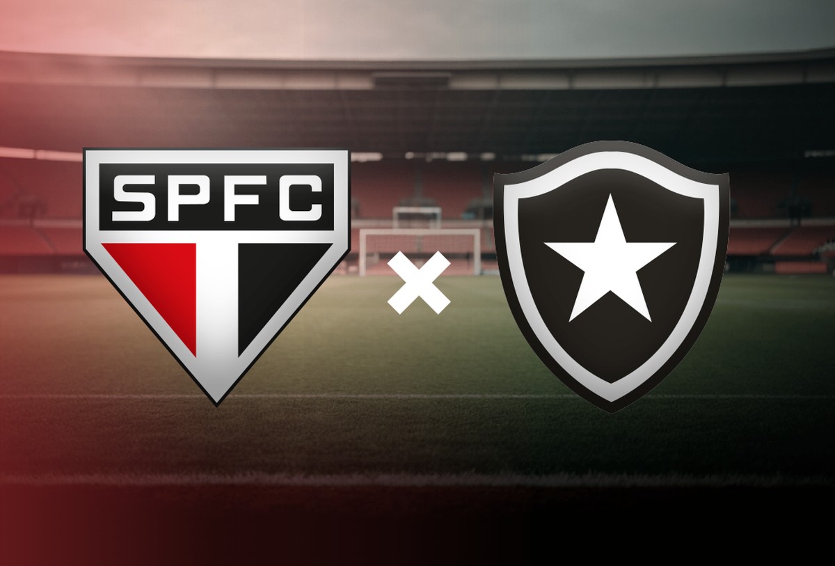 São Paulo x Botafogo: onde assistir ao vivo ao jogo do Brasileirão