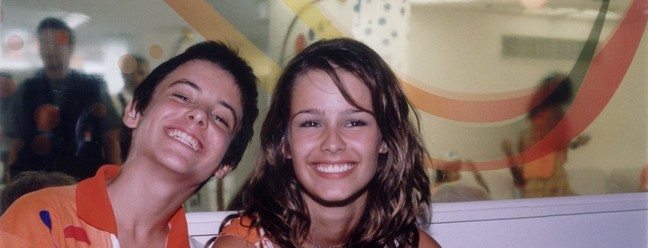 Kayky Brito foi o primeiro namorado famoso de Yasmin Brunet. Os dois ficaram juntos ao longo de três meses, em 2003 — Foto: Cristina Granato/Arquivo/Agência O Globo