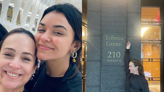 Gabriela Duarte abre álbum de fotos de viagem a Nova York com a cunhada, Talita Younan