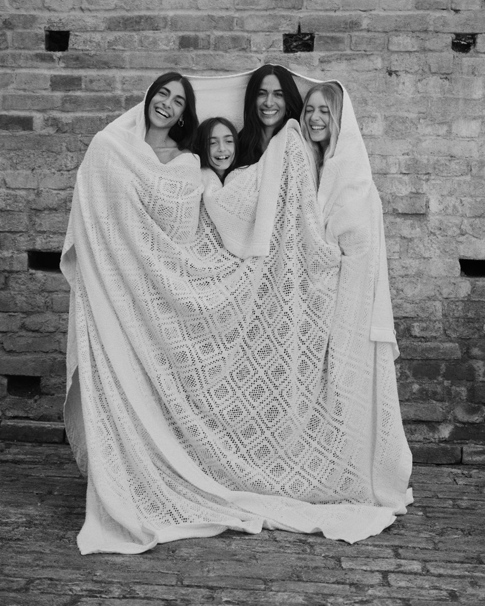 Maria Antonia, Maria Isabela, Silvia e Maria Vitoria — Foto: Mariana Maltoni