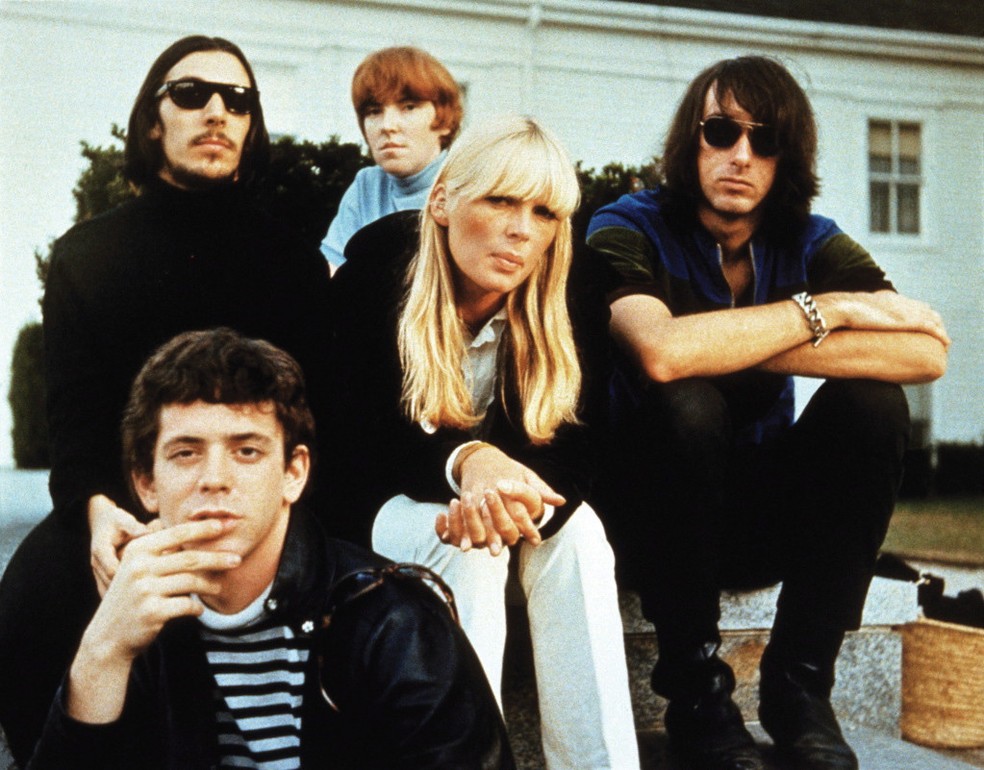A banda Velvet Underground, com Nico ao centro — Foto: Pictorial Press