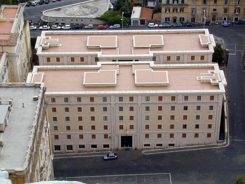 Casa Santa Marta, no Vaticano — Foto: AFP